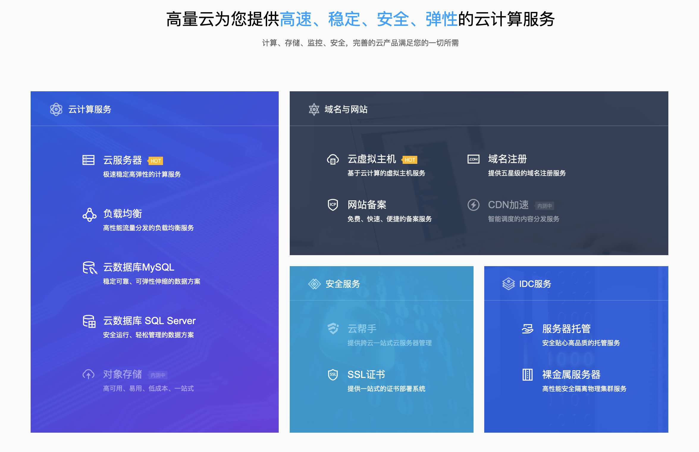 高量云平台